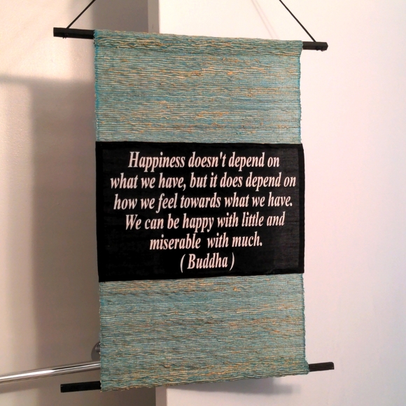 Buddha Quote Wall Hanging - Picture 1 of 2